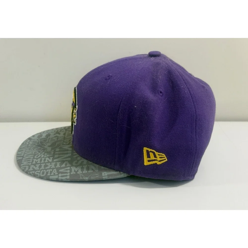Minnesota Vikings New Era 59Fifty Fitted Baseball‎ Hat Purple - Size 7 1/8